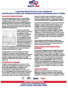 Protección catódica para tanques de propano subterráneos PDF