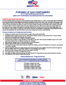 Purging LP Gas Containers PDF